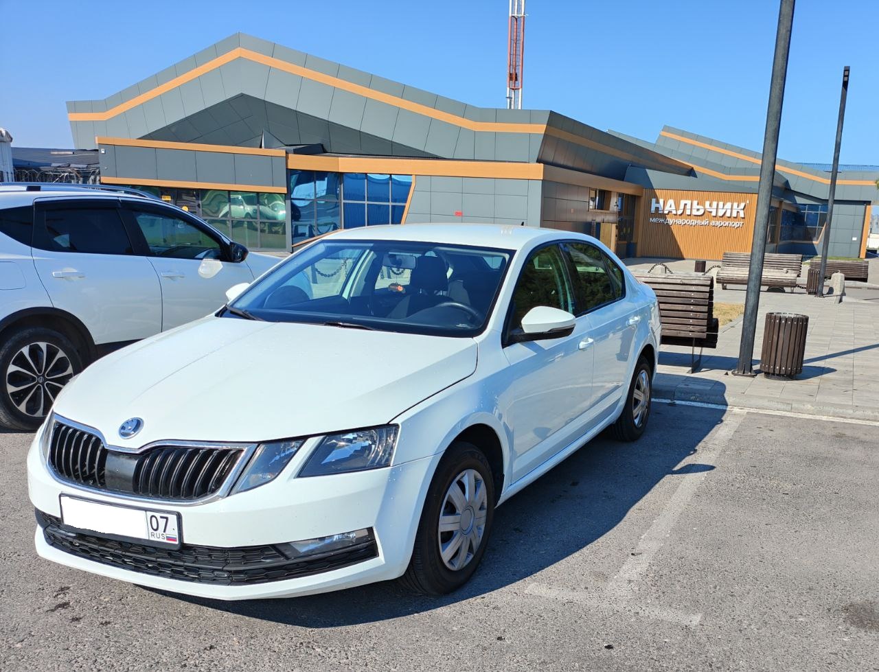 Skoda Octavia A7 Белая